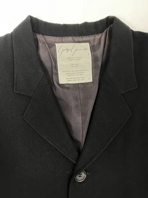 Yohji Yamamoto 80s asymmetrical blazer — JAMES VELORIA